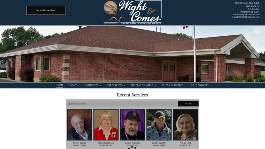 funeral homes in watertown sd