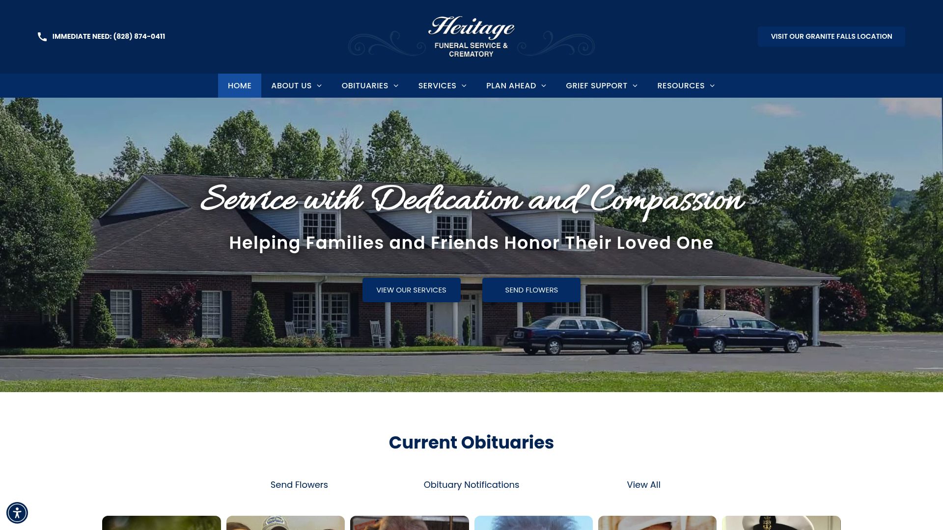 Heritage Funeral Services building exterior