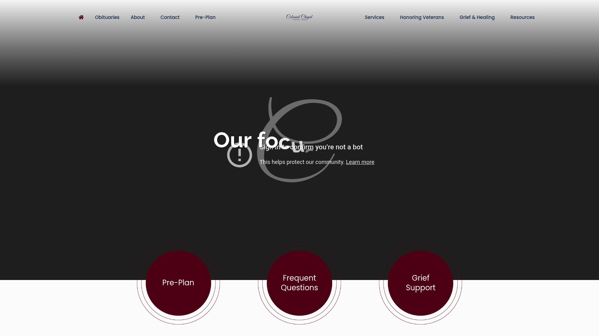 Colonial Chapel Funeral Home building