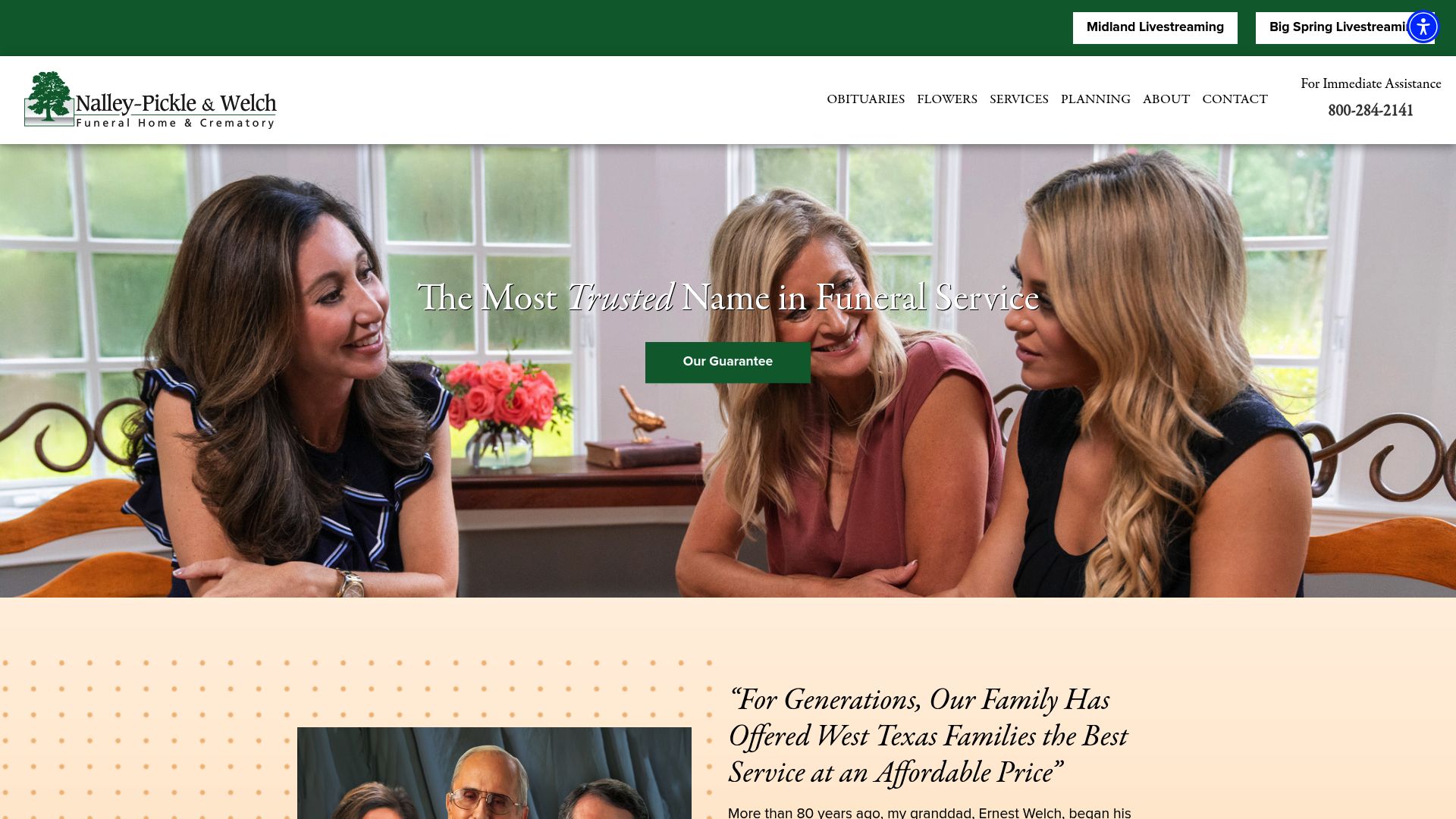 Nalley-Pickle & Welch Funeral Home family-owned service