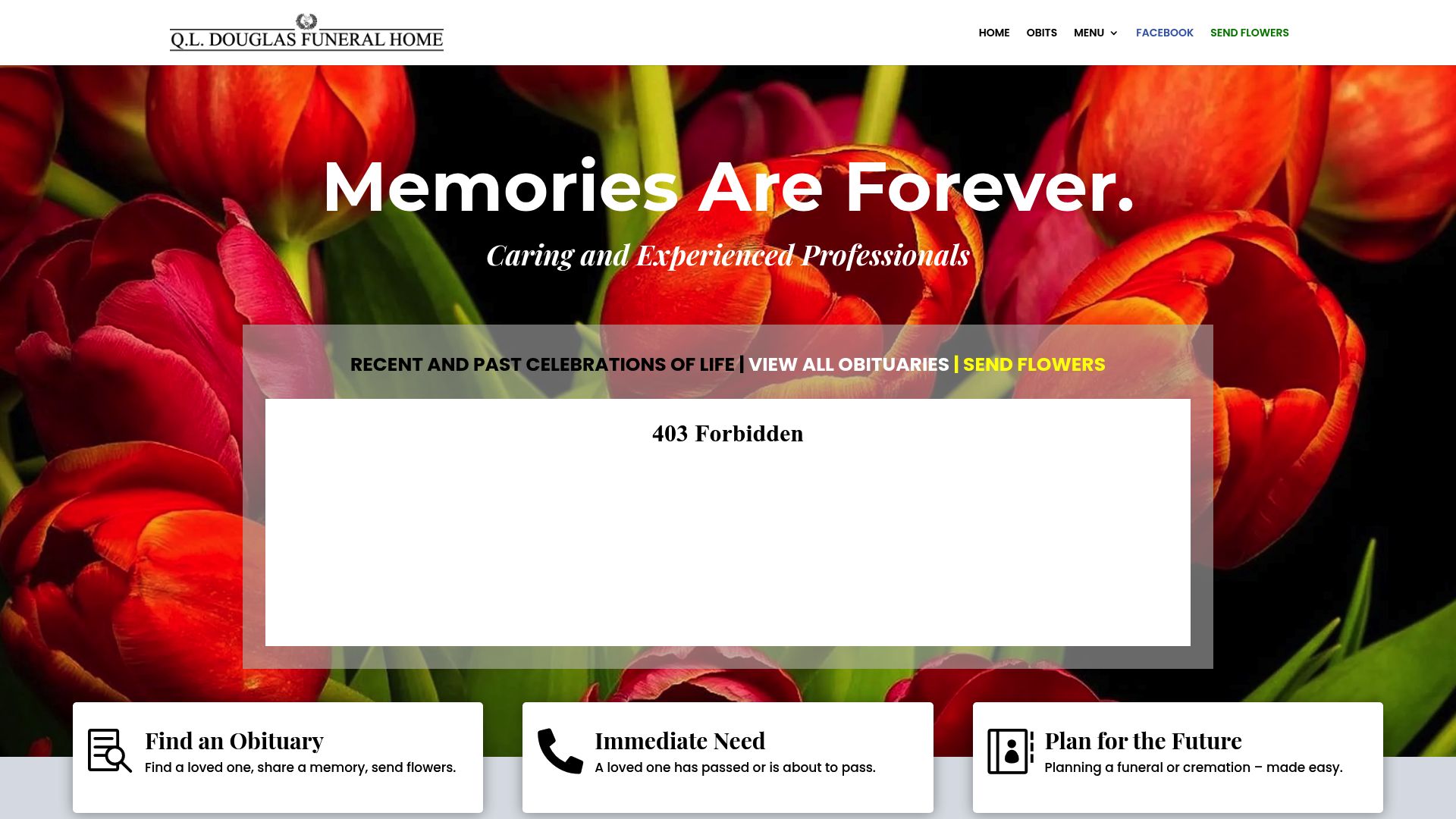 Q.L. Douglas Funeral Home website