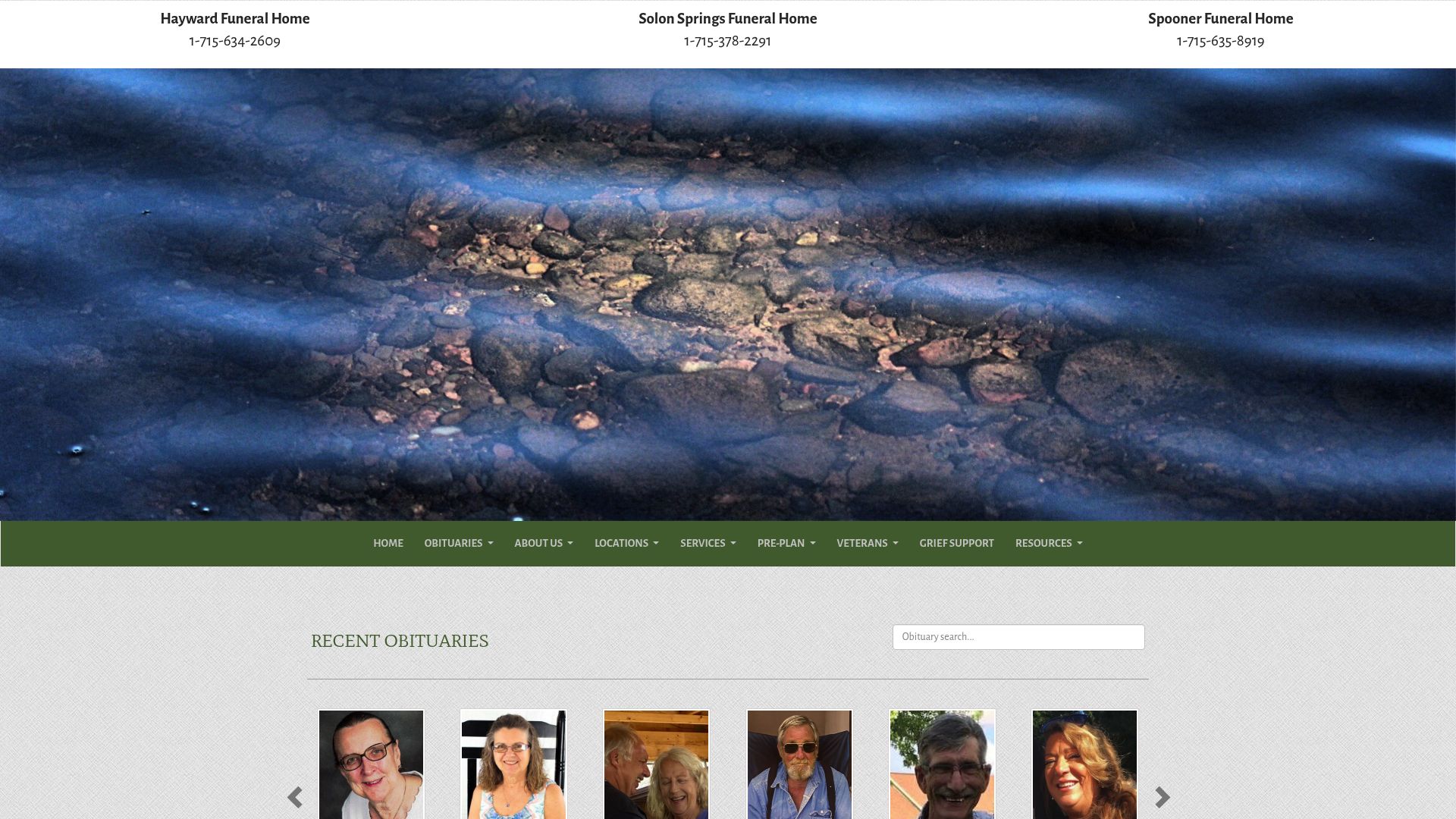 Bratley-Nelson Chapels website homepage