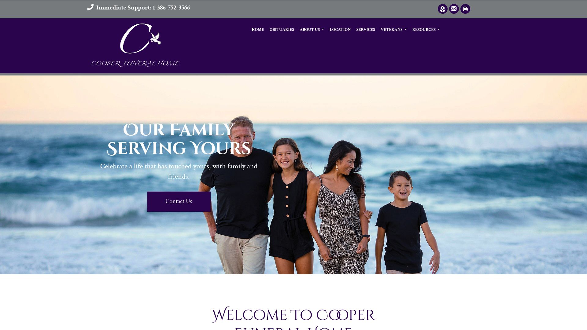 Cooper Funeral Home Lake City website