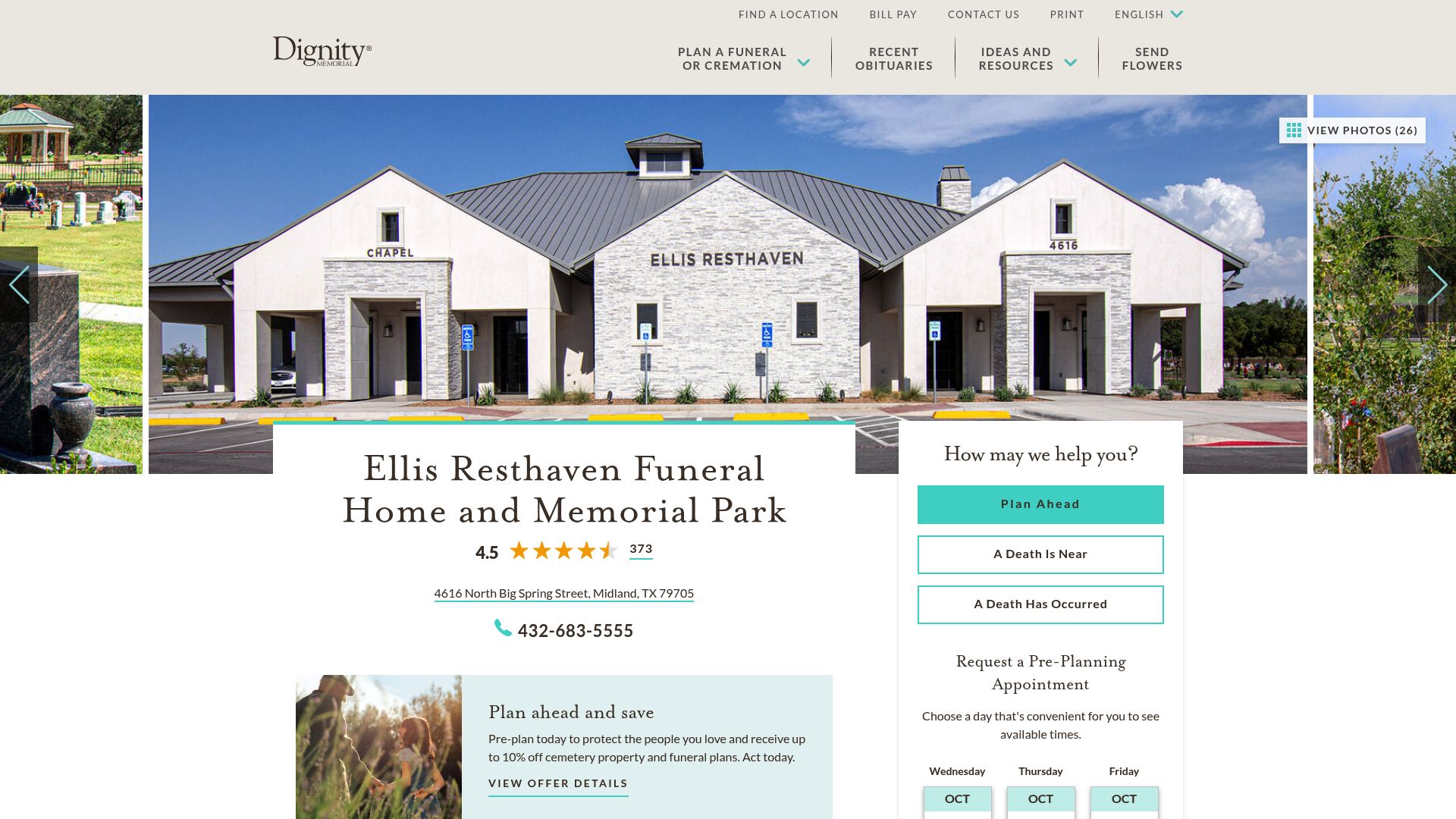 Ellis Resthaven Funeral Home modern facilities