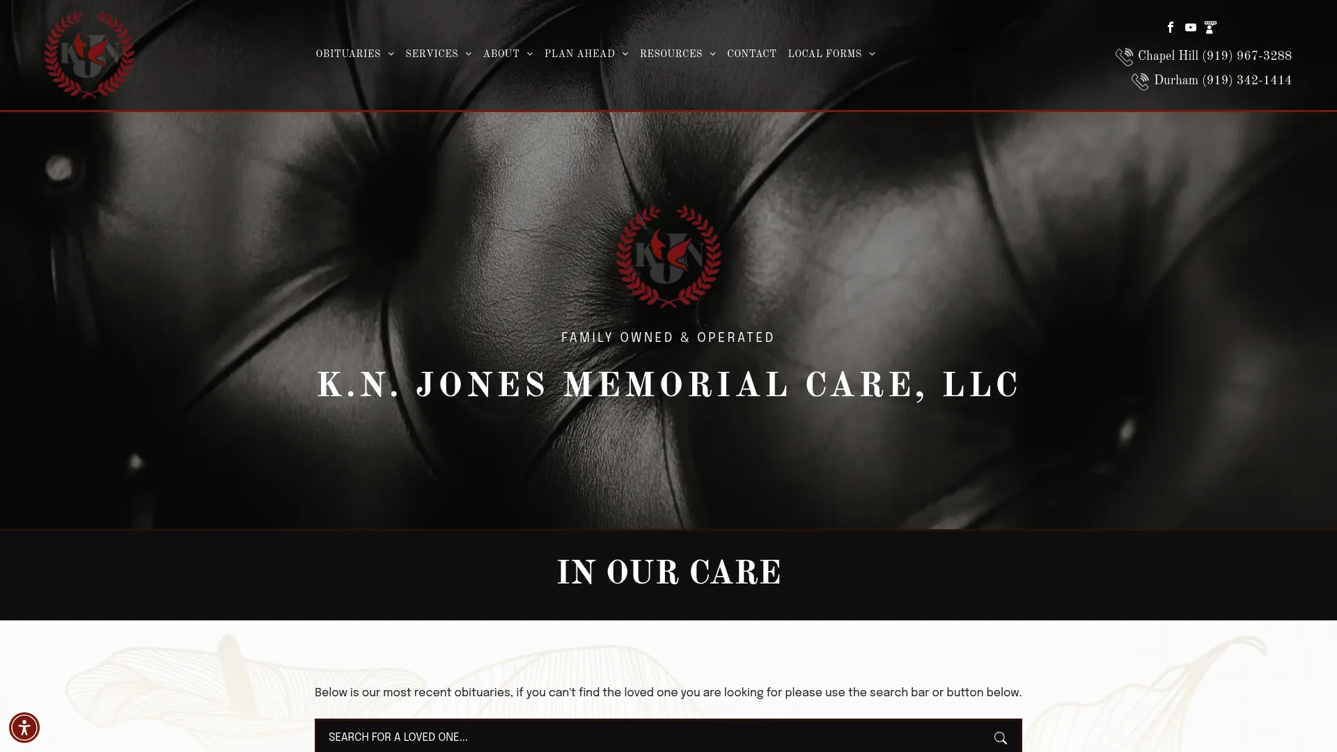 K.N. Jones Memorial Care website