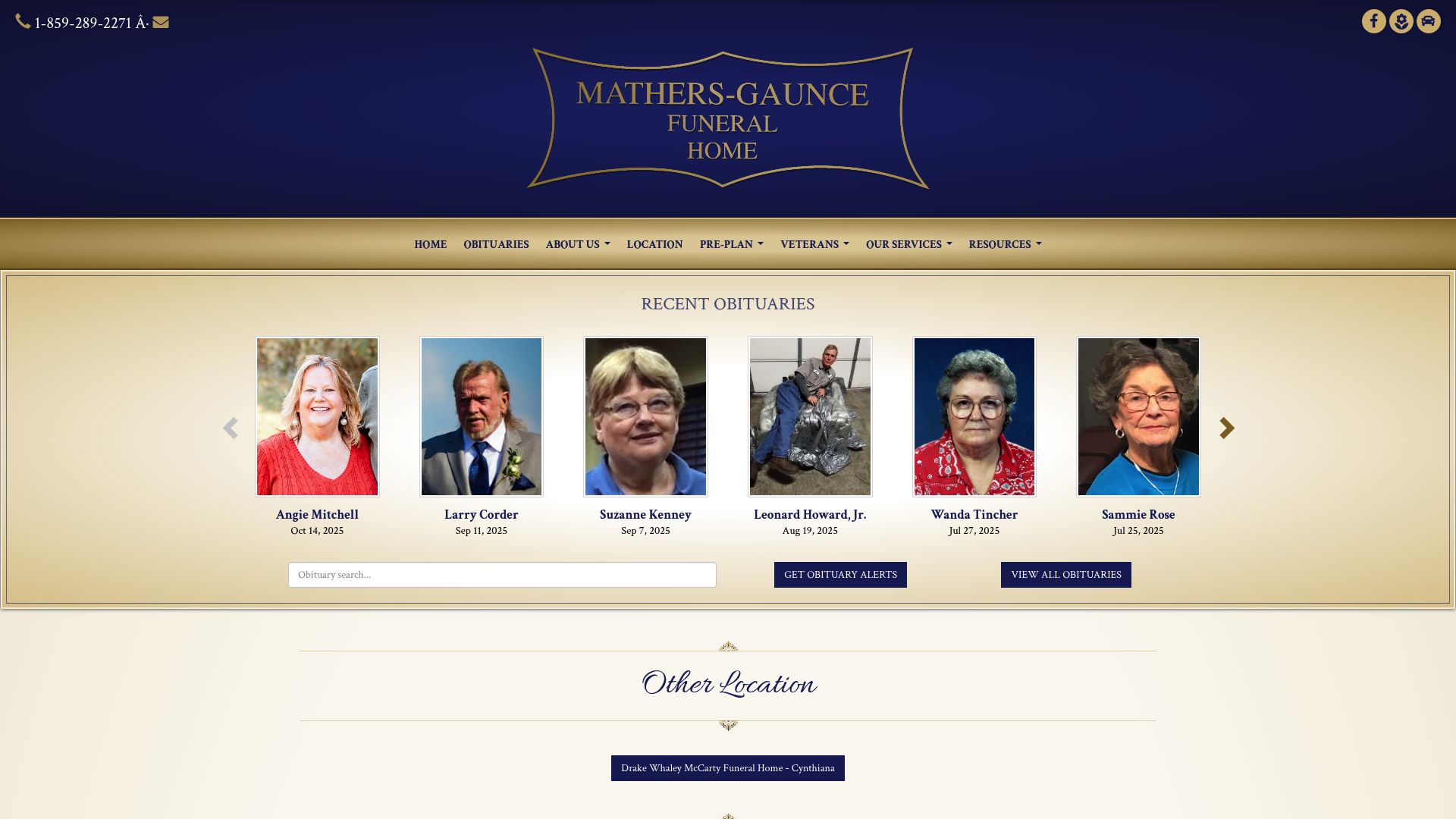 Mathers-Gaunce Funeral Home historic building