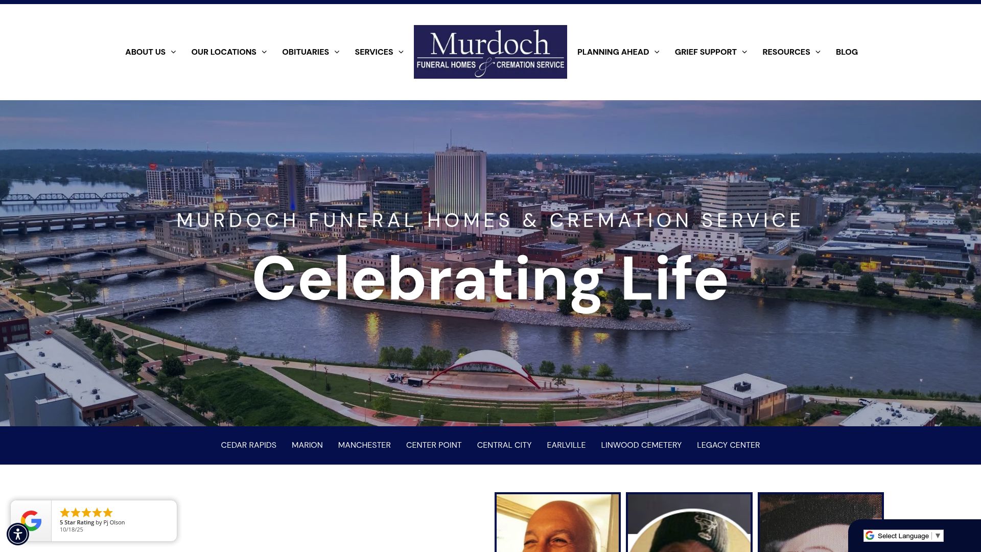Murdoch Funeral Home Iowa City facility
