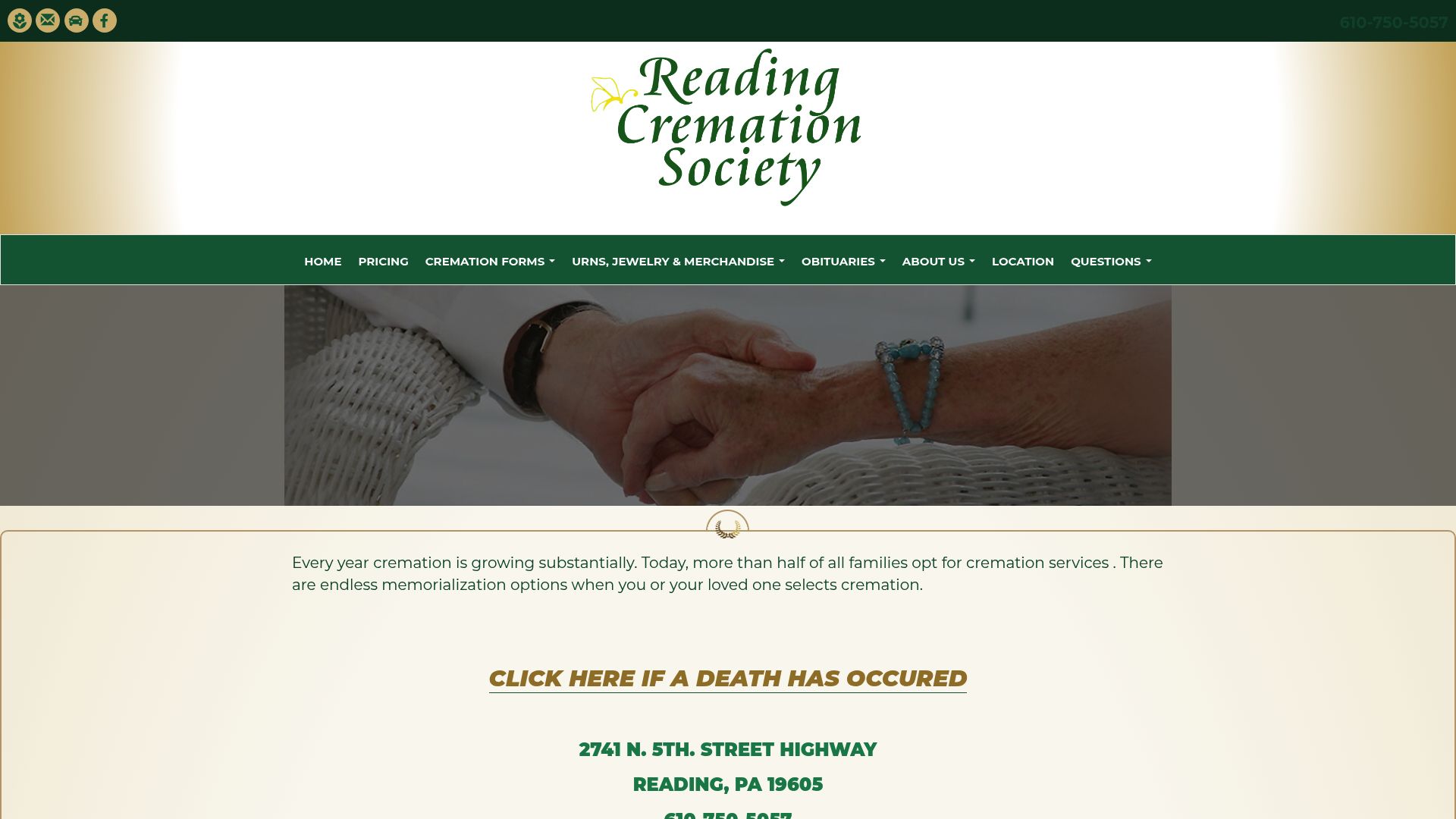 Reading Cremation Society modern facility