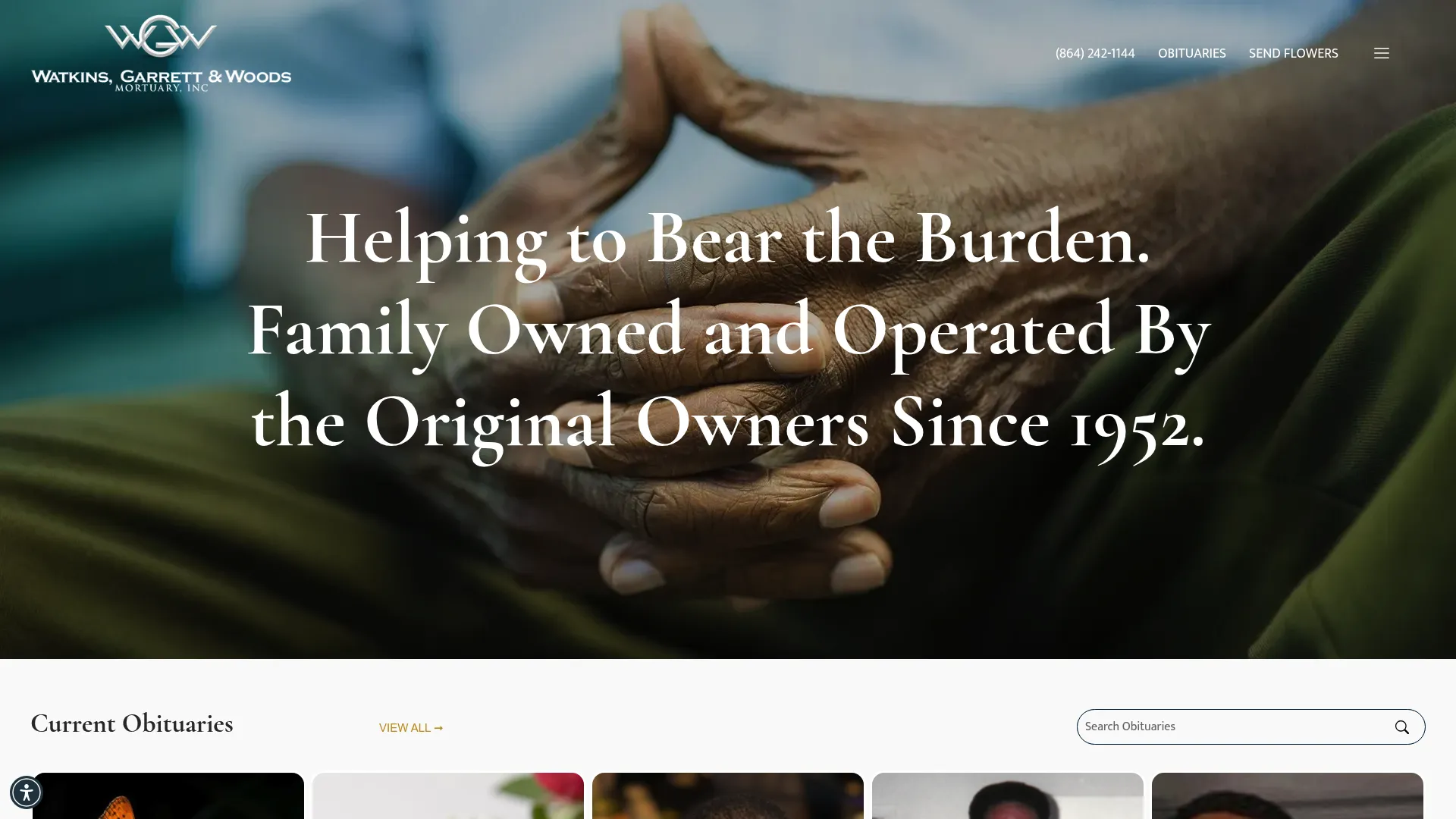 Watkins, Garrett & Woods Mortuary website